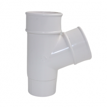 E.TUPLING 68MM ROUND 67.5DEG BRANCH - WHITE