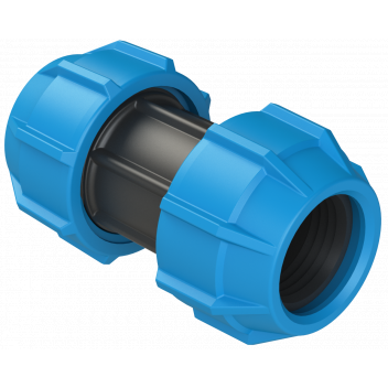 POLYFAST STRAIGHT COUPLER; 25MM