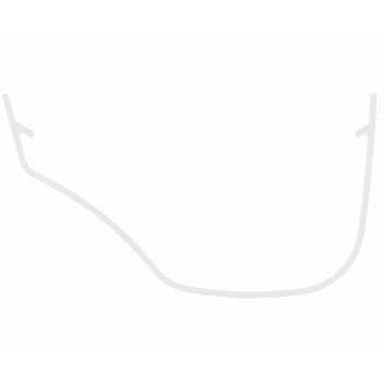 OGEE EXTRA GUTTER; 4M WHITE