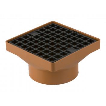 160MM X 160MM SQUARE HOPPER 110MM SOLVENT SOCKET