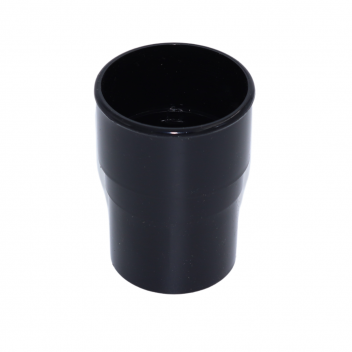 E.TUPLING 68MM ROUND DOWNPIPE SOCKET - BLACK