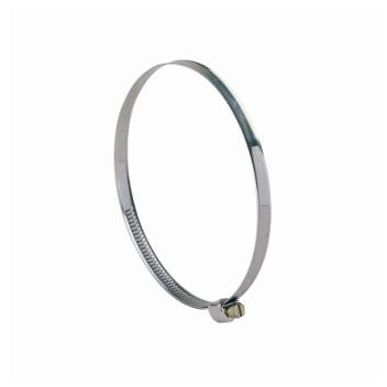 DOMUS 125MM ADJUSTABLE ROUND HOSE CLIP