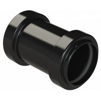 PUSHFIT STRAIGHT COUPLING; 32MM BLACK