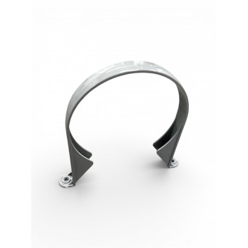 E.TUPLING 6\" PUSH-FIT SOIL PIPE CLIP - GREY