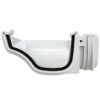 OGEE EXTRA 90 DEG EXTERNAL ANGLE; WHITE