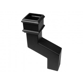 65MM SQUARE CAST IRON EFFECT 150MM OFFSET