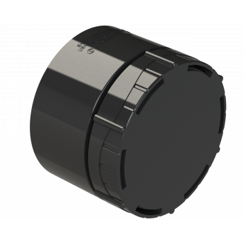 POLYPIPE RING-SEAL ACCESSCAP;SOLV SCKT TAIL 4\"/110BK