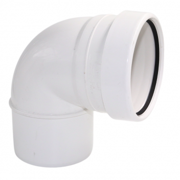 E.TUPLING 110MM SOIL TIGHT 90DEG S/SOCKET - WHITE