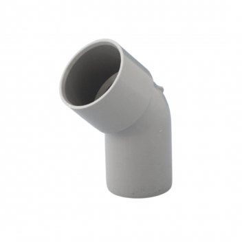 E.TUPLING SOLVENT WASTE SPIGOT 45DEG - 32MM - SOLVENT GREY