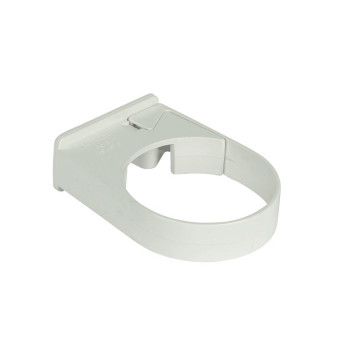 FLO DPR68 SINGLE FIX PIPE CLIP; WHITE