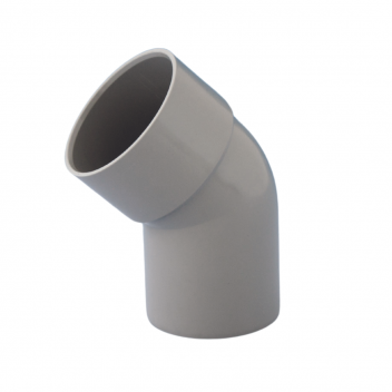 E.TUPLING SOLVENT WASTE SPIGOT 45DEG - 50MM - SOLVENT GREY