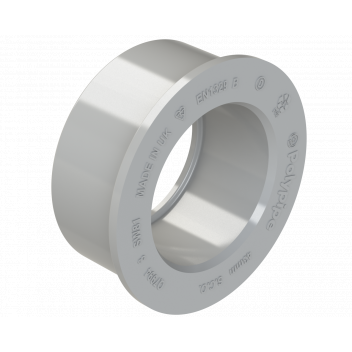 POLYPIPE RING-SEAL SOLVENT ADAPTOR; 40MM GREY