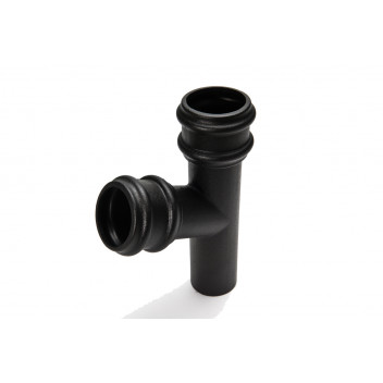 68MM ROUND CAST IRON EFFECT 112.5° BRANCH