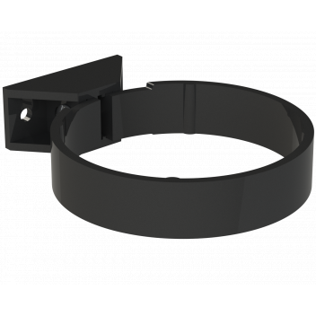 POLYPIPE RING-SEAL SCKT CLIPS (PLASTIC);3\"/82MM BLACK