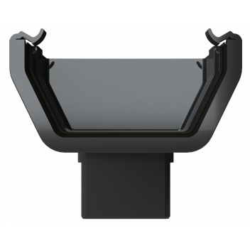 RWSQ112 SHORT STOP END OUTLET; BLACK