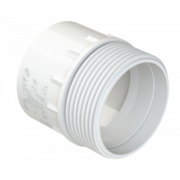 S/WELD ADAPTOR; 40MM WHITE