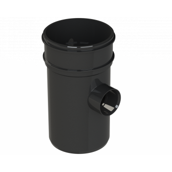 110MM SOLV BOSS PIPE S/S 40MM BLACK