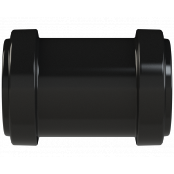 PUSHFIT STRAIGHT COUPLING; 40MM BLACK