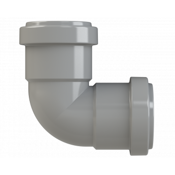 PUSHFIT KNUCKLE BEND 90DEG; 40MM GREY