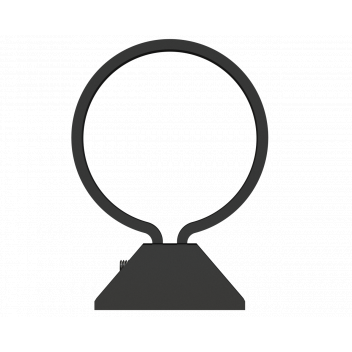 DPR68 PIPE CLIP (COMPLETE UNIT); BLACK