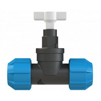 POLYFAST PLASTIC STOP COCK; 25MM