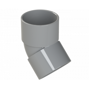 S/WELD OBTUSE BEND 45 DEG OBTUSE OFFSET 32MM GREY