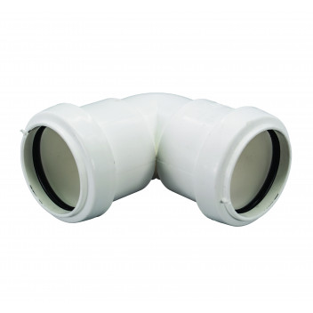 FLO PUSHFIT KNUCKLE BEND 90 DEG;32MM WHT