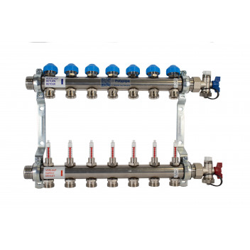 UFH S/S EUROCONE MANIFOLD; 7 PORT