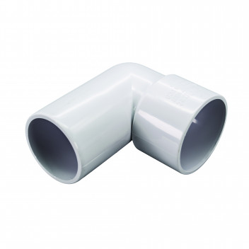 FLOPLAST S/WELD SWIVEL BEND 90 DEG; 40MM WHITE