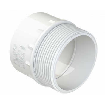 S/WELD ADAPTOR; 50MM WHITE