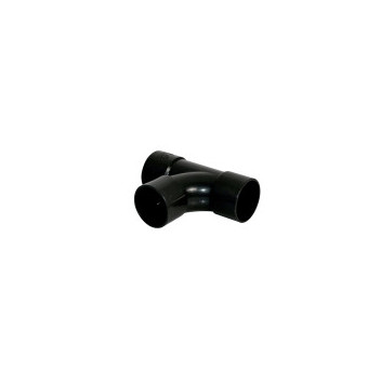 E.TUPLING SOLVENT WASTE TEE - 50MM - BLACK