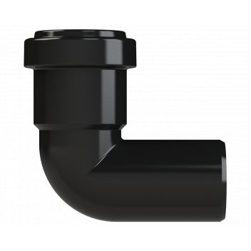 PUSHFIT SWIVEL BEND 91.25DEG; 32MM BLACK