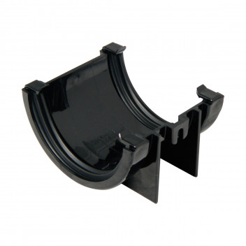 FLOPLAST MINIFLO GUTTER UNION BLACK