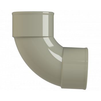 POLYPIPE S2000 40MM MUPVC 92.5DEG SWEPT BEND - SOLV GREY