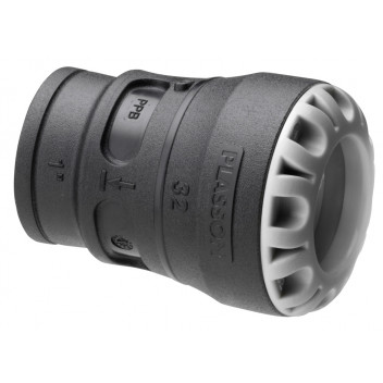 PLASSON PUSHFIT FEMALE ADAPTOR 40MM X 11/4\"