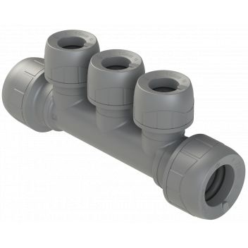 POLYPLUMB PIB SINGLESIDED MANIFOLD 3PORT