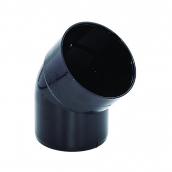 FLOPLAST RING-SEAL BOTTOM OFFSET BEND 135D;4\"/110MM BLACK