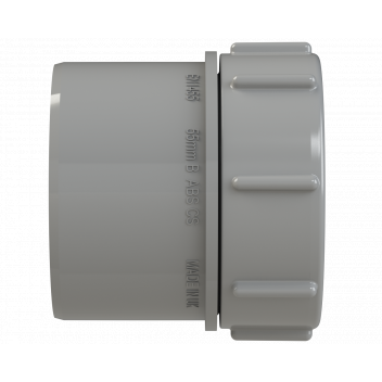 S/WELD SCREWED ACCESS STOP END PLUG; 50MM GREY
