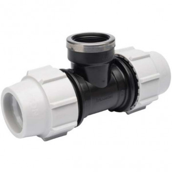 PLASSON TEE - FEMALE OFFTAKE 20MM X 1/2\"