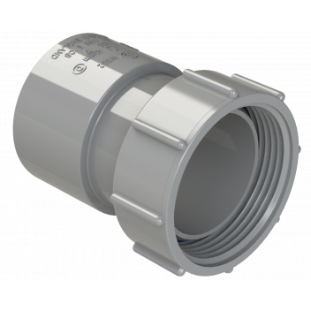S/WELD THREADED COUPLING; 40MM GREY