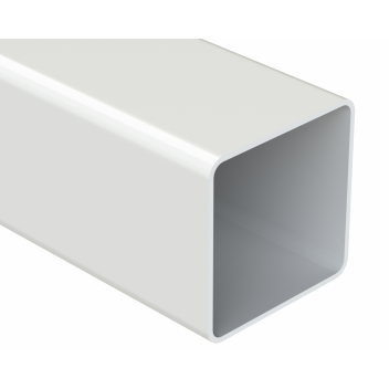 DPSQ65 SQUARE DOWNPIPE; 4M WHITE