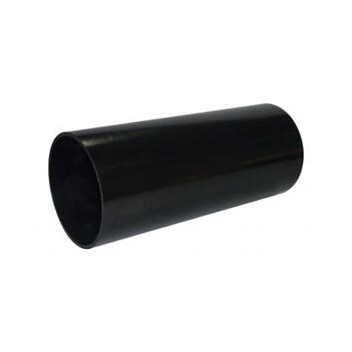 E.TUPLING 68MM ROUND DOWNPIPE - 4M - BLACK