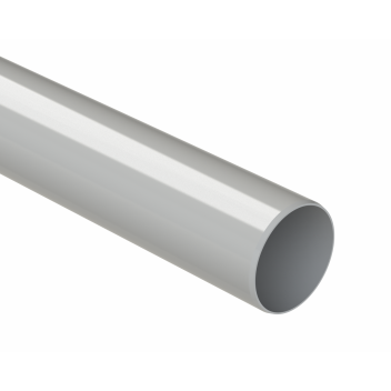 POLYPIPE SOIL PLAIN END PIPE; 4\"/110MM 4M GREY