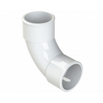 POLYPIPE S2000 32MM MUPVC 92.5DEG SWEPT BEND - WHITE