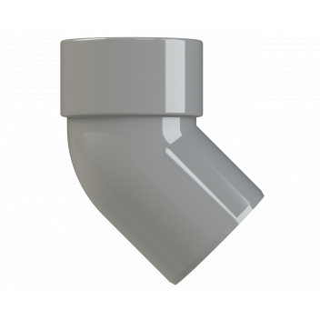 S/WELD SPIGOT BEND 45DEG; 40MM GREY