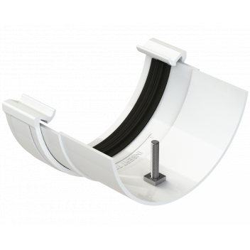 RW FITTS PLASTIC-METAL GUTT ADAPTOR;WHIT