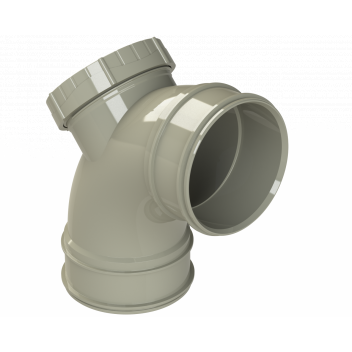 S2000 ACCESS BEND; 4\"/110MM 92.5 DEG SOLV GREY