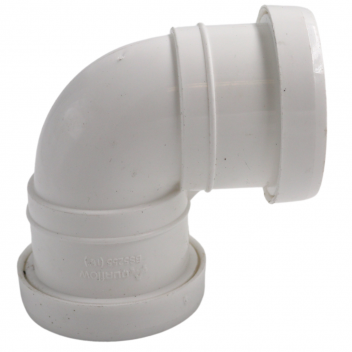 E.Tupling Push-Fit Waste 32mm 90° Knuckle Bend White