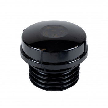 FLO PUSHFIT AIR ADMIT VALVE; 4\"/110MM BK