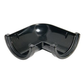 FLOPLAST MINIFLO GUTTER 90DEG ANGLE BLK